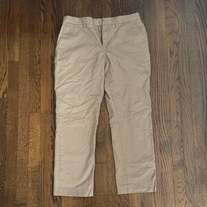 J.Crew Men's Dark Tan Chino Pants Size 33x32